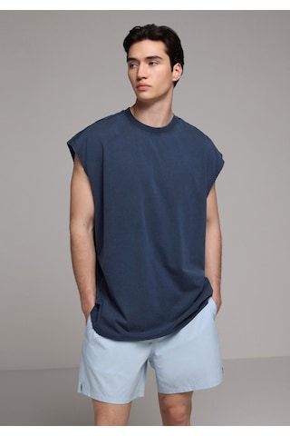 Colin's Colins Oversize Fit Erkek Mavi Atlet Cl1080568 Q1.v2 Inv İndigo