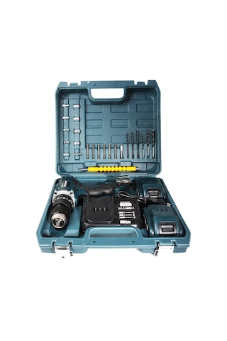 Bulldozer Blueforce 36 V Darbeli Akülü Şarjlı Vidalama Matkap Yeşil