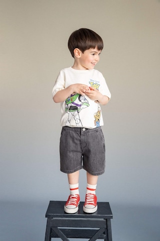 Defacto Pamuklu Denim Şort Erkek Bebek G7553a526smnm55 Gri-nm55