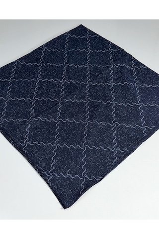 İpekal Polyester Eşarp - 6278 Lacivert