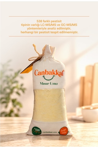 Canbakkal Mısır Unu 1 KG Katkısız Doğallıkla Geleneksel Mısır Ekmeği ve Kuymak Lezzeti