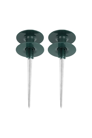 Kosona Bahçe Su Borusu Yönlendirici Çivi, Abs Ve Çinko Alaşımlı, Kayar Rulmanlı, Bitki Korumak, Kolay Kurulum, 2 Adet