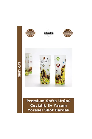 Premium Sofra Ürünü Çeyizlik Ev Yaşam Yöresel Shot Bardak