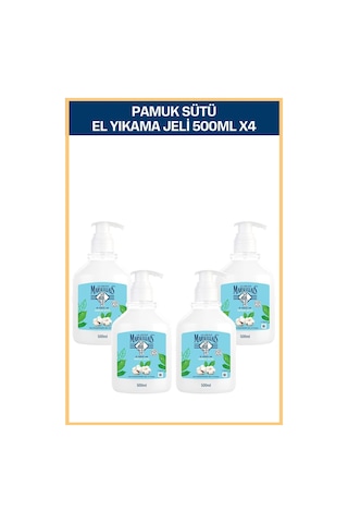 Le Petit Marseillais Pamuk Sütü Sıvı Sabun 500 ml x4