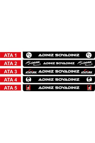 Kişiye Özel İsimli Motosiklet Plakalık 1 Adet