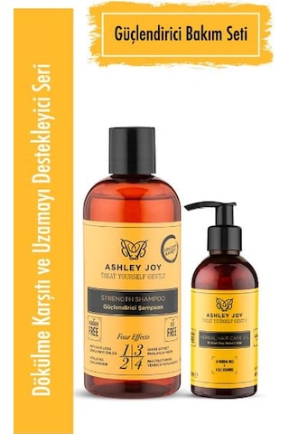 Ashley Joy Dökülme Karşıtı Güçlendirici Saç Bakım Seti