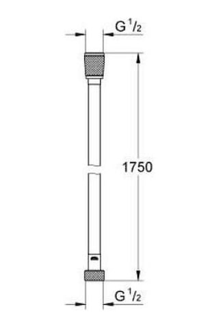 Grohe Silverflex Duş Hortumu 175 Cm - 28388a01 Siyah