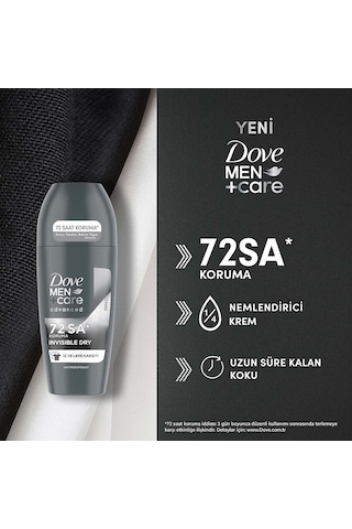Dove Men +care Erkek Roll On Deodorant Invisible Dry 50 Ml X2