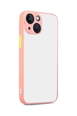 Apple Uyumlu iPhone 13 Kılıf Zore Hux Kapak Pembe