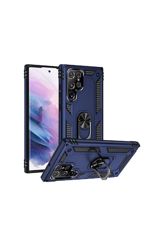 Galaxy S22 Ultra Uyumlu Zore Vega Kılıf-mavi Mavi