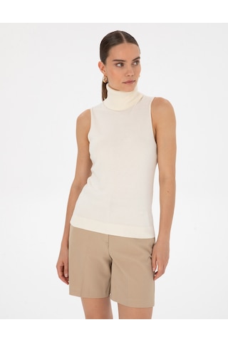 Pierre Cardin Kadın Ekru Kazak /triko 50316336-vr019 Ekru