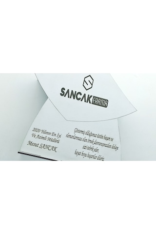 Ödül Derece Başarı Anı Hediye Plaketleri Beyaz