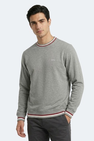 Slazenger Keystone I Erkek Gri Sweatshırt