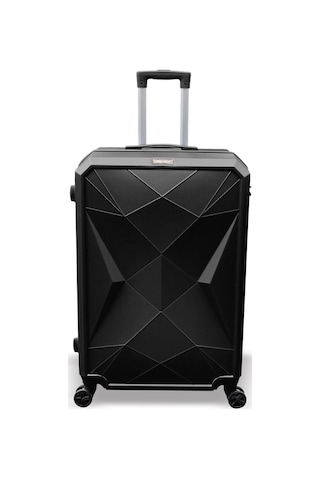 Coral High Diamond Abs Siyah Büyük Boy Valiz 16603