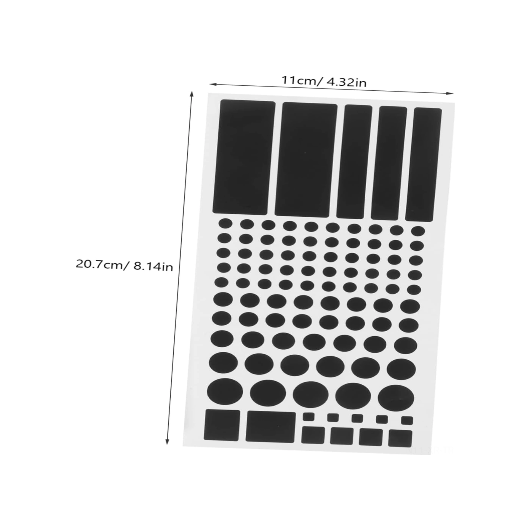 Xiyyadms Siyah Işık Engelleyici Pvc Sticker, Otomatik Yapışkan Gölgelik Film, Led Işık Kapatıcı Örtü 2 Adet: Kesik + Tam Siyah