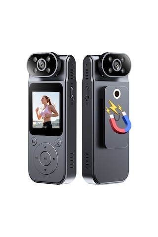 Trendooze Geeksen Ses Ve Video Kaydı Olan 4k Vücut Kamerası Giyilebilir Vücut Kamerası Mini Video Xa