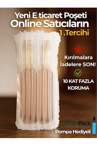 33x40 Cm 50 Adet Havalı Poşet Airbag/airbed/airpack/airpak Ambalaj