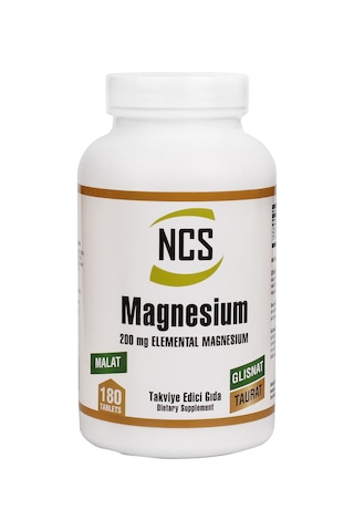 Ncs Magnesium Malat Glisinat Taurat 180 Tablet
