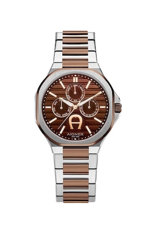 Aigner Fermo Erkek Kol Saati Isviçre Üretimi 32 Mm Kahverengi Çelik Kordon Erkek Kol Saatleri Diğer