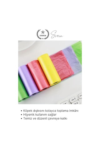 Kakapoşeti Köpek Kaka Poşeti Seti Taşıma Çantalı Pratik Dışkı Torbası Hijyenik Pratik Dışkı Torbası