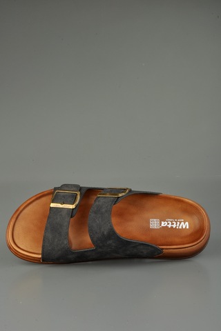 Unisex Rahat Ortopedik Kemerli Terlik Siyah