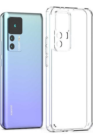 Xiaomi Mi 12T Kilif Zore Coss Seffaf Sert Silikon Kilif 560862997