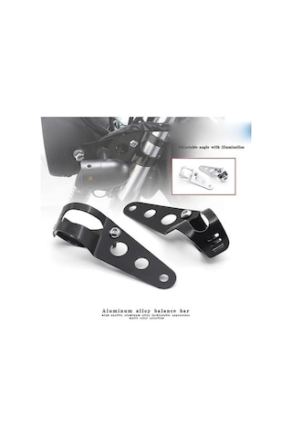 Artfulabode Siyah Sinyal Seti, Retro Harley Motosiklet Far Braketi, 1 Adet