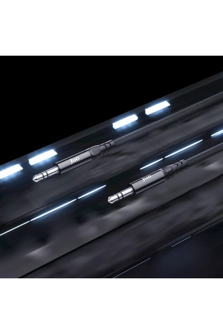 Lexroo Stereo 3.5mm Trs Jack Örgülü Aux Ses Kablosu 2 Metre Standart
