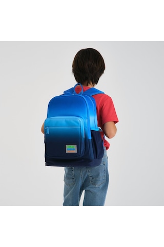 Coral High Kids Lacivert Mavi Renk Geçişli Dört Bölmeli Okul Sırt Çantası 23745