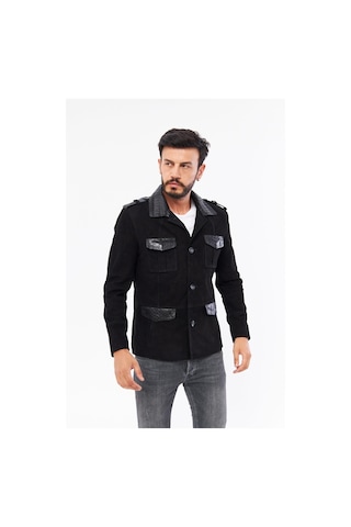 Derinss Der703p Hakiki Piton Garnili Hakiki Deri Erkek Siyah Mont