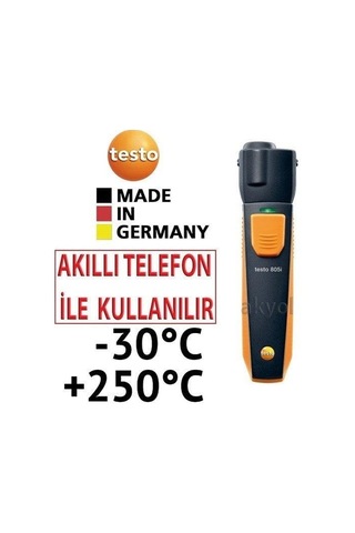 Testo 805i Akıllı Lazerli Sıcaklık Ölçer 250 C