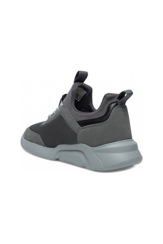 Jagulep Dune-26 Deri Slip On Anatomik Taban Erkek Sneaker Füme Siyah 45-47 Füme