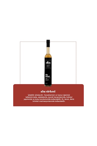 Alta Naturel Doğal Fermente Alıç Sirkesi 500 ML