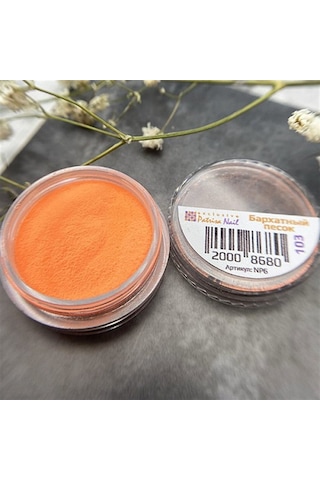 Turuncu Rengi Akrilik Toz 103 5 Gr - Protez Tırnak Ve Nail Art İçin Profesyonel Renkli Akrilik Pudra