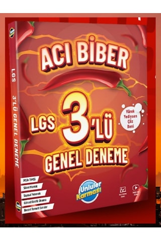 8.sınıf Lgs Acı Biber Genel 3 Lü Deneme