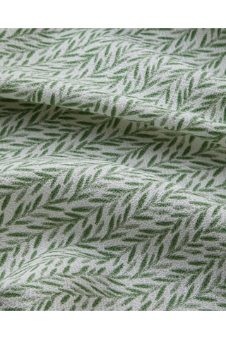 English Home Leafline Baskılı Pamuklu Çift Kişilik Pike 200x220 Cm Yeşil