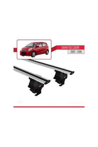 Daihatsu Cuore 2007-2018 Arası İle Uyumlu Ace-4 Ara Atkı Tavan Barı Gri