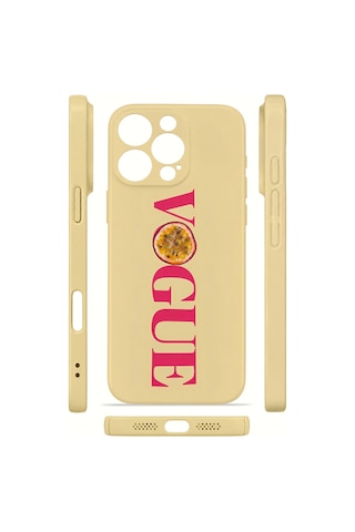 Apple iPhone Uyumlu 16 Pro Vorian İnce Kamera Korumalı Mika Kılıf Vogeue Passion Vogeue Passion Mika