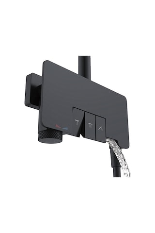 Fontana Duş Ünitesi Mat Siyah Fj-3155 Mat - Siyah