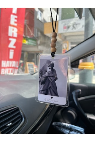 Fotoğraflı Araba Süsü, Kişiye Özel Oto Süsü, Sevgililer İçin, Hediye Fikri , Kokusuzdur