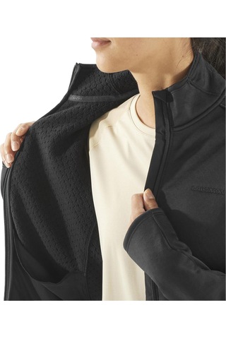 Salomon Sntıal Mıdfleece Fz W 27412 Siyah