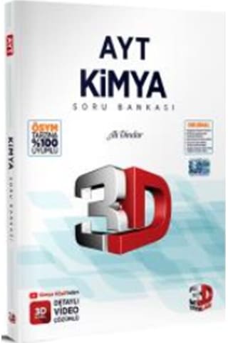3d Yayınları Ayt Kimya Soru Bankası 2026 3d Yayınları Ayt Kimya Soru Bankası 2026
