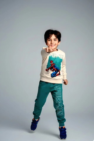 Örümcek Adam Yeşil Renk Erkek Çocuk Eşofman Takım Yeşil