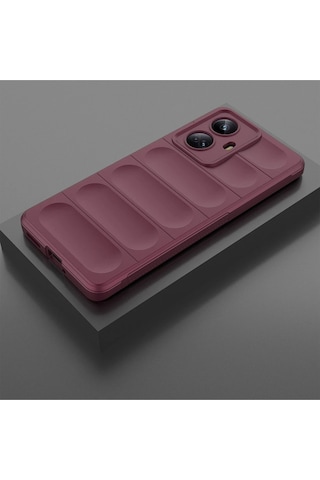 Cosmotex Newface Realme 10 Pro 5g Kılıf Optimum Silikon - Bordo
