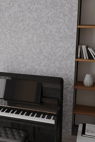 TUQCO Doğaltaş Herringbone Carrara Eskitme Mermer Mozaik