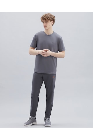 Skechers Performance Tops M Crew Neck T-Shirt Erkek Gri Tshirt S221497-003