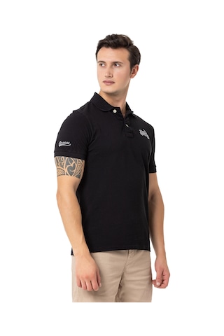 Routefıeld Routefield Erkek Polo Tişört Pads Siyah 10010 SIYAH