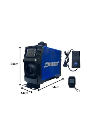 Coolman A44 Mini 2.8kw Çanta Webasto Tipi Isıtıcı 12v-24v-220v-1089