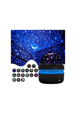 Conventions1 Led Yıldızlı Gökyüzü Gece Işıkları Usb Dönen