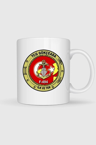 Tcg Gökçeada Seyir Temalı Baskılı Kupa Bardak